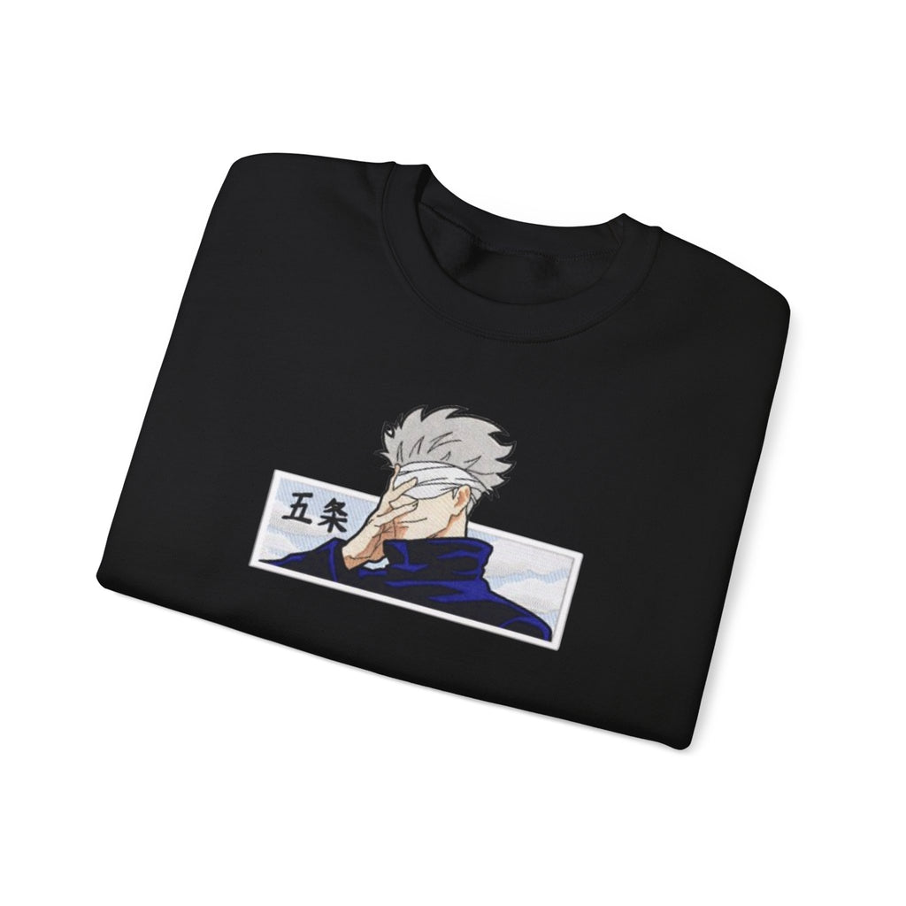 Anime Character Crewneck Sweatshirt — Stoic Hero Illustration
