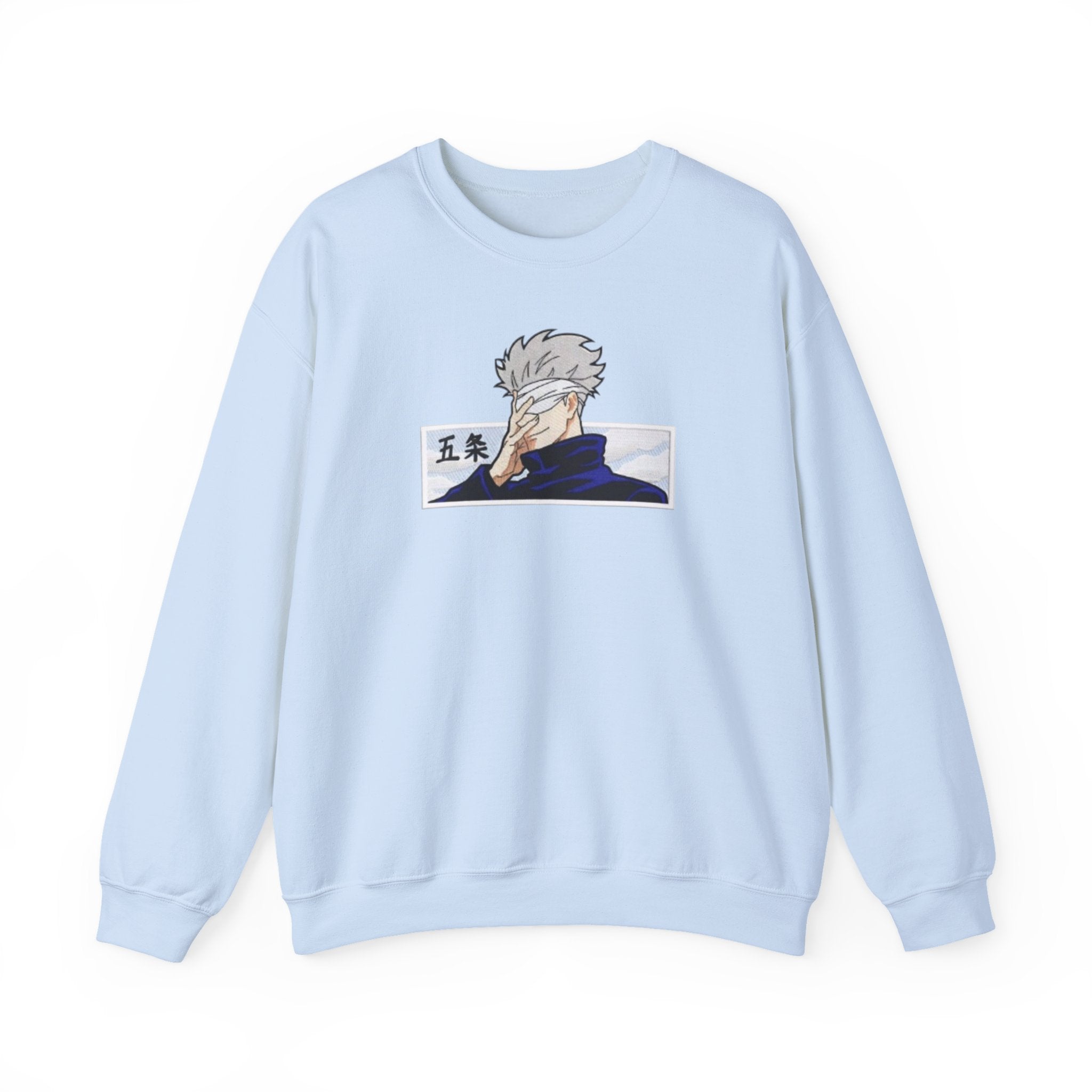 Anime Character Crewneck Sweatshirt — Stoic Hero Illustration