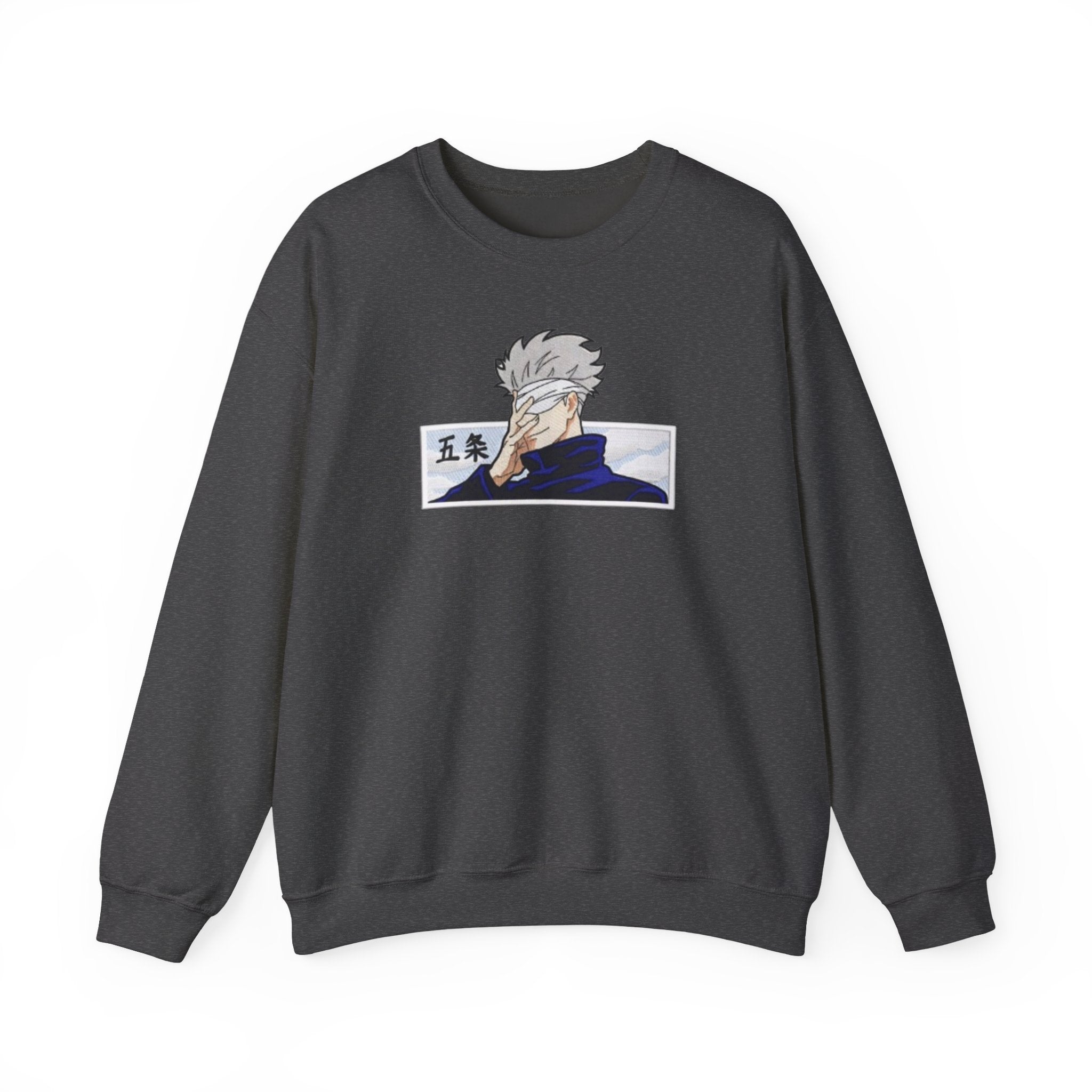 Anime Character Crewneck Sweatshirt — Stoic Hero Illustration