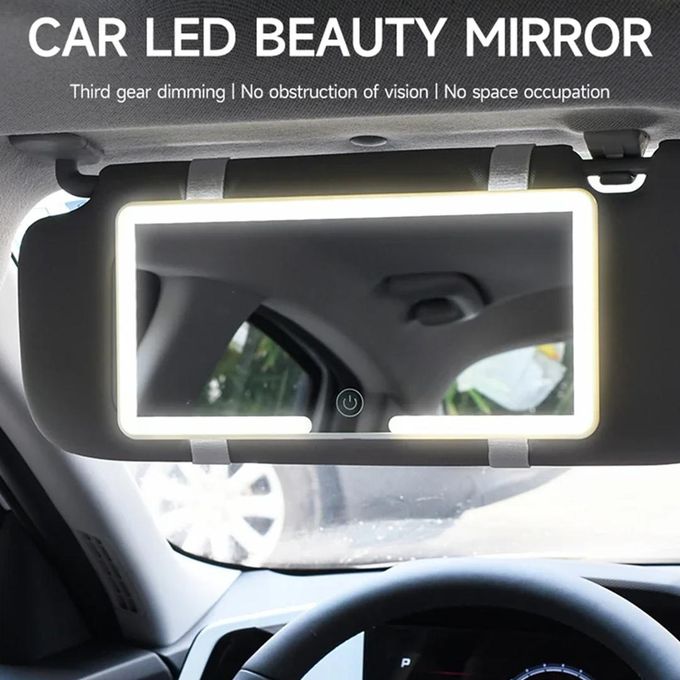 Premium LED Car Makeup Mirror