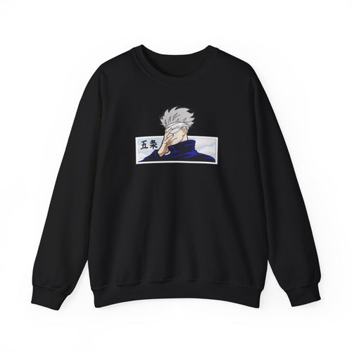Anime Character Crewneck Sweatshirt — Stoic Hero Illustration