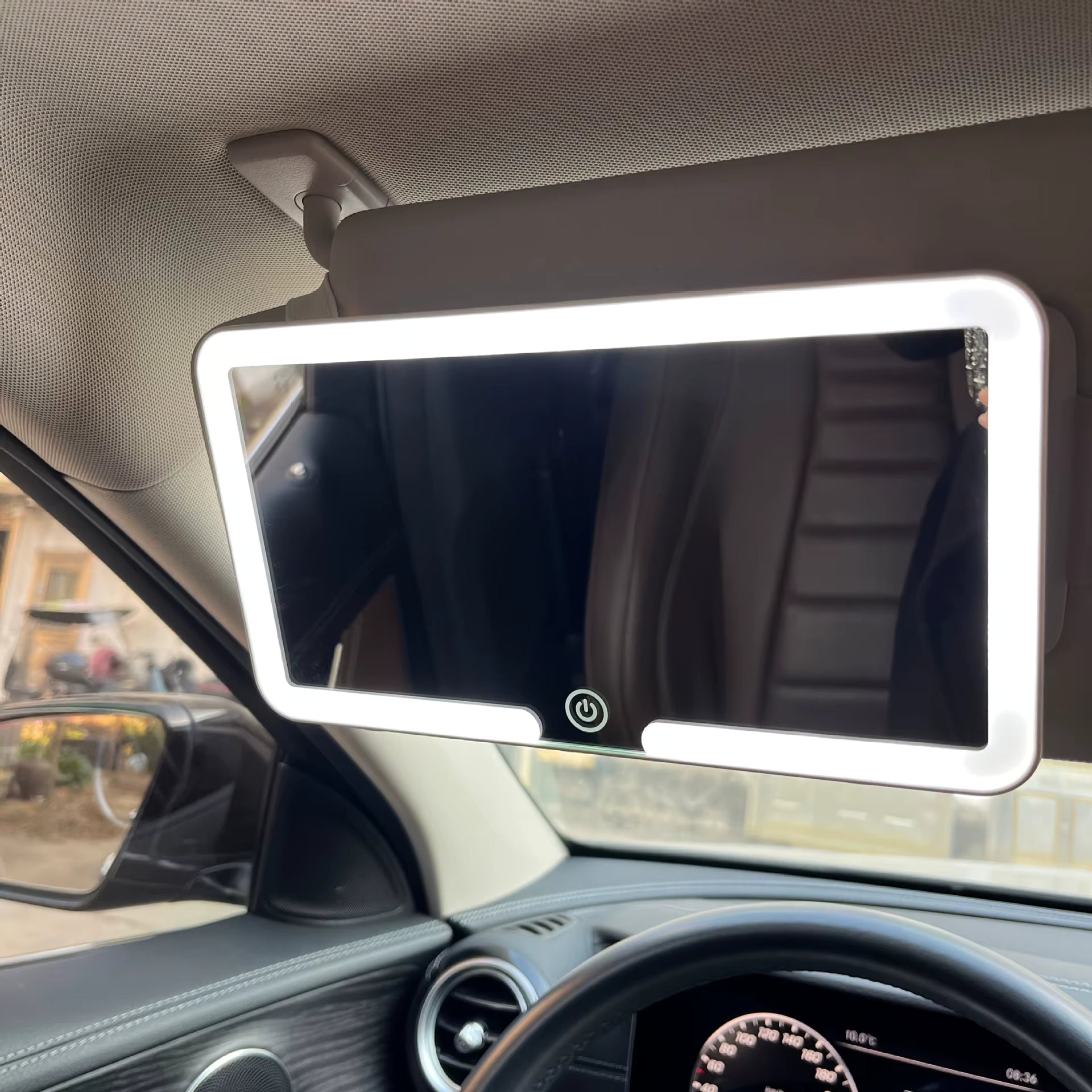 Premium LED Car Makeup Mirror