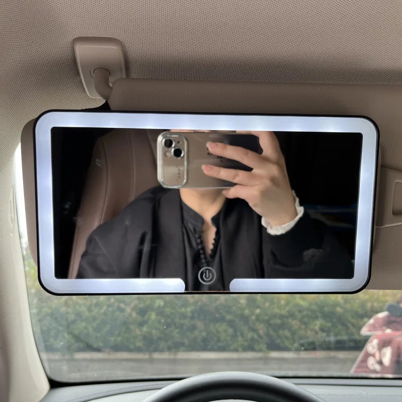 Premium LED Car Makeup Mirror
